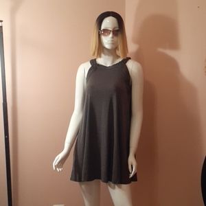 Charcoal Sun Dress(Not as short as it seems)tall m